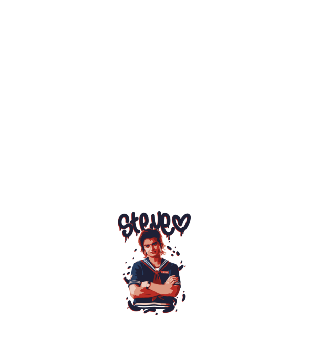 Stranger Things - Steve  minta fehér pólón