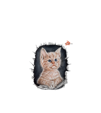 Cuki cat minta almazöld pólón