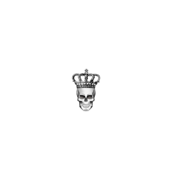 Halloqueen,Halloween minta farmerkék pólón
