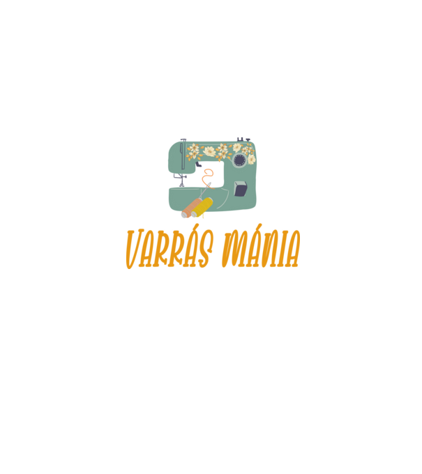varrás_mánia minta szürke pólón
