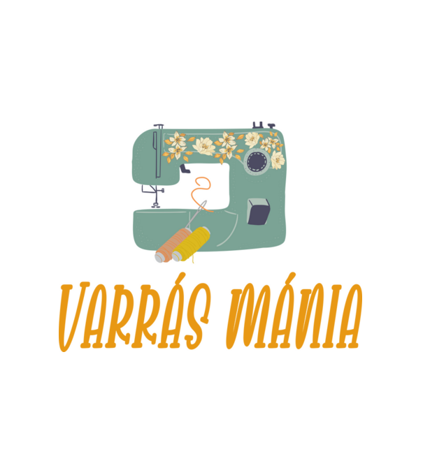 varrás_mánia minta fehér pólón