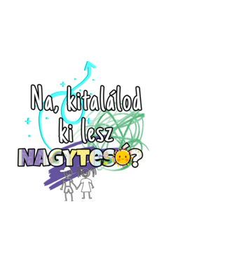 Nagytesó leszek fiú-lány minta fehér pólón