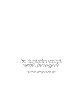 Anyaság móka kacagás minta fehér pólón