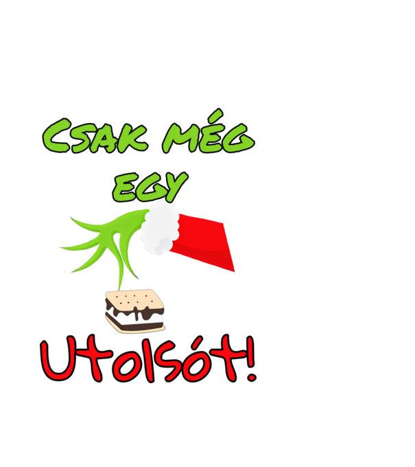 Csak még egy utolsót minta fehér pólón