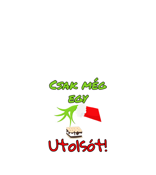 Csak még egy utolsót minta fekete pólón