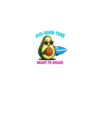 Avo Good Time! minta fekete pólón