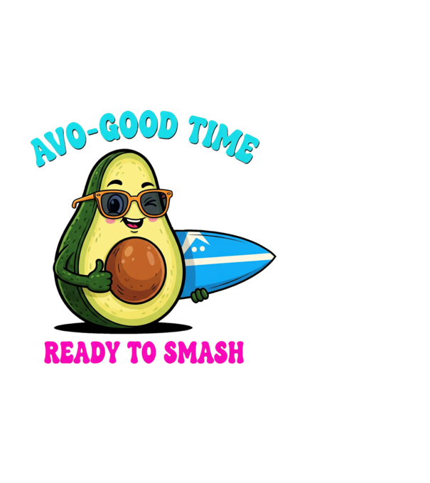 Avo Good Time! minta fekete pólón