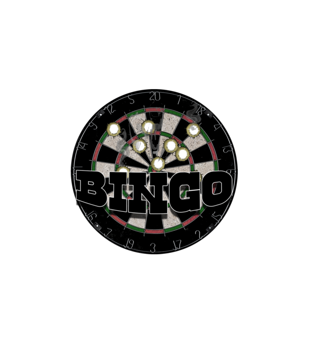 Bingo minta fehér pólón