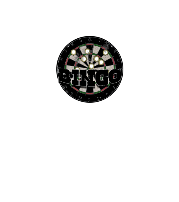 Bingo minta fehér pólón