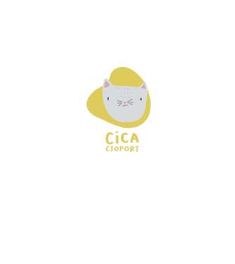 Cica Csoport - ovis póló minta szürke pólón