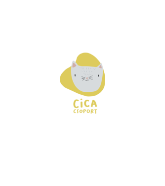 Cica Csoport - ovis póló minta fehér pólón