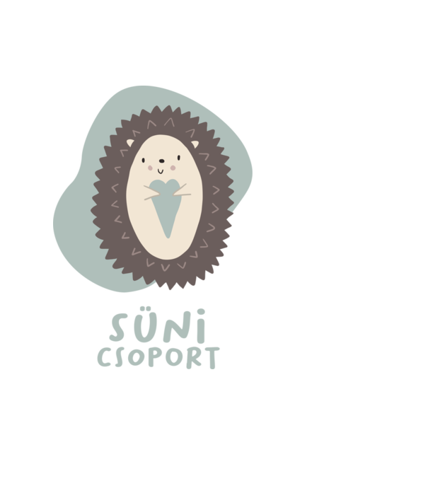 Süni Csoport - ovis póló minta fehér pólón