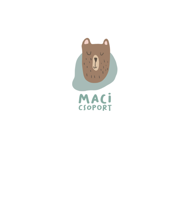 Maci Csoport - ovis póló minta fehér pólón