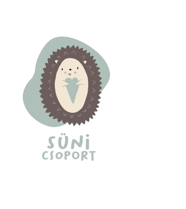 Süni Csoport - ovis póló minta fekete pólón