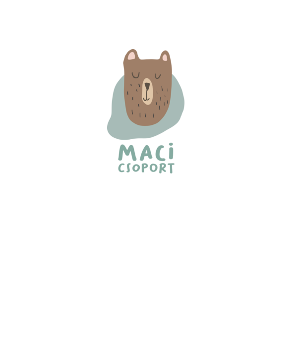 Maci Csoport - ovis póló minta fehér pólón