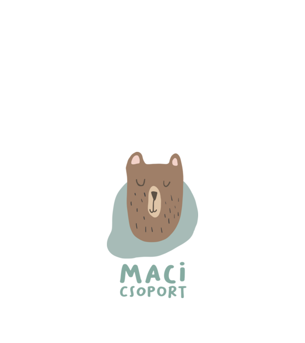 Maci Csoport - ovis póló minta fehér pólón