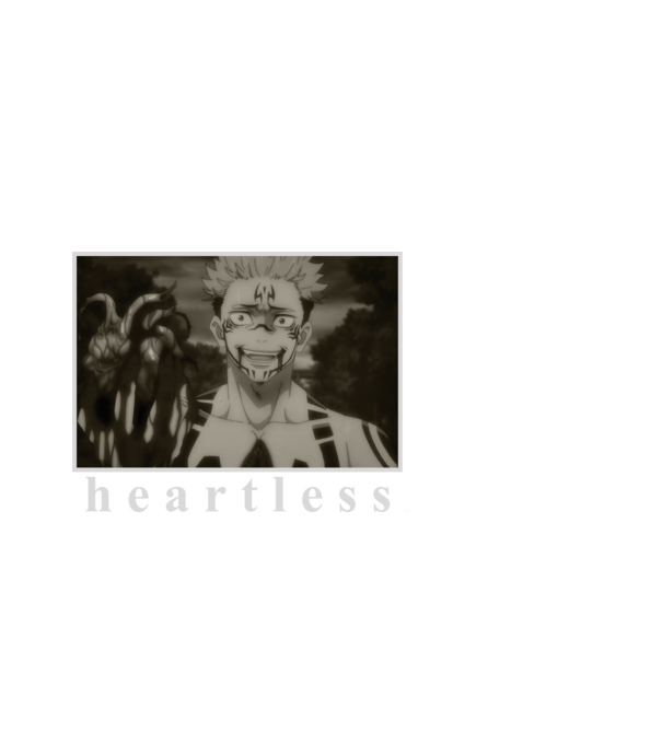 Heartless minta fekete pólón