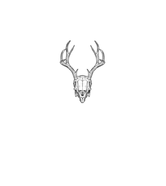 Jackalope minta fekete pólón
