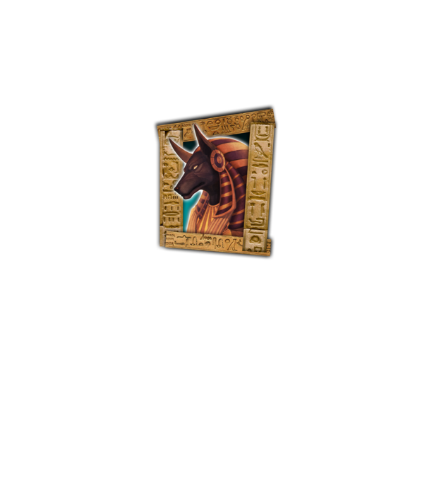 Anubis minta szürke pólón
