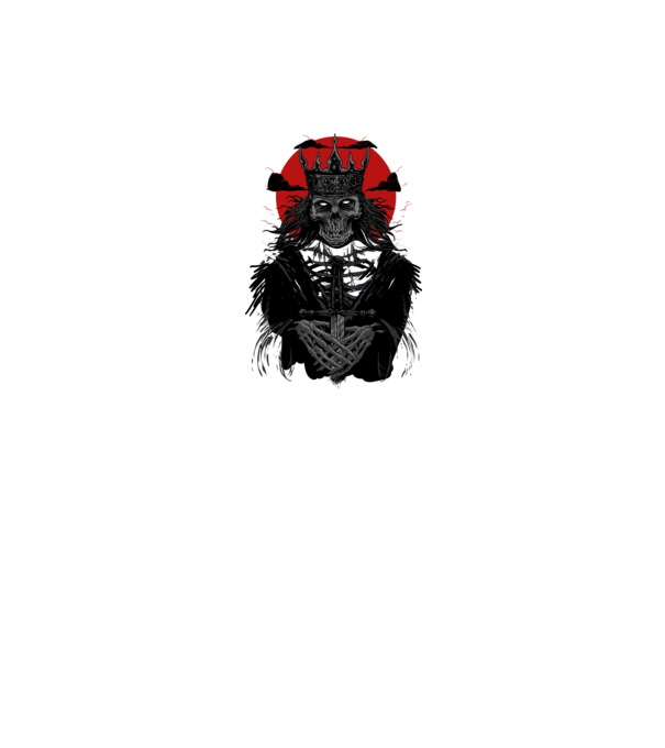 Dead King minta fekete pólón