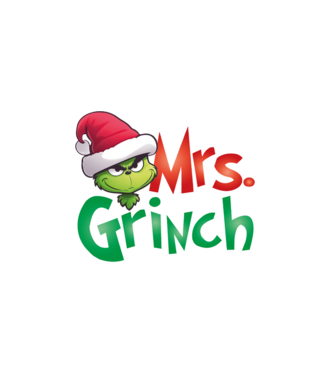 grinch-mrs minta fekete pólón