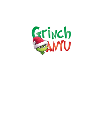 grinch-anyu minta fekete pólón