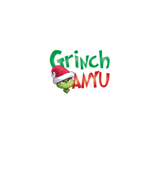 grinch-anyu minta fekete pólón