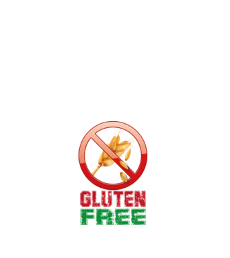 glutenfree minta fehér pólón
