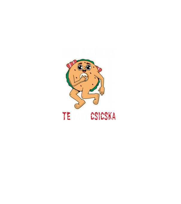 CSICSKA minta fekete pólón