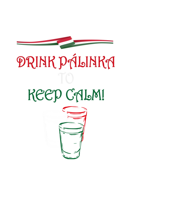 drikn-palinkatokeepcalm minta fekete pólón