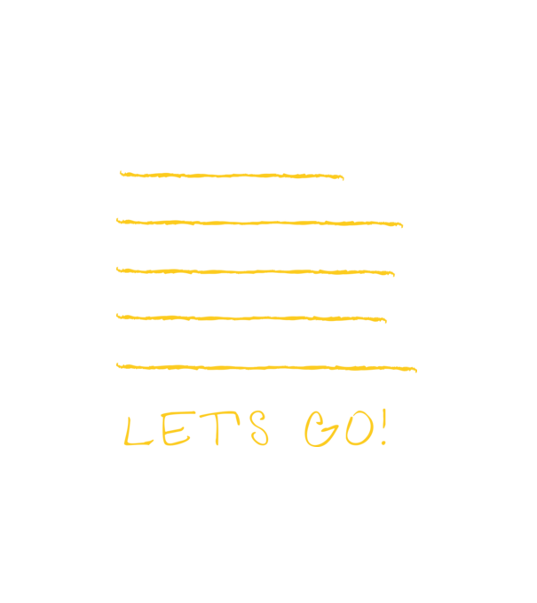 Let's go Fitness Motiváció minta fehér pólón
