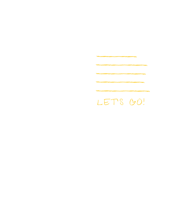 Let's go Fitness Motiváció minta neonsárga pólón
