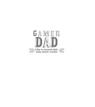 Gamer Dad minta fehér pólón