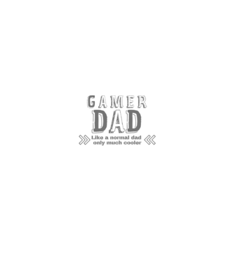 Gamer Dad minta fehér/piros pólón