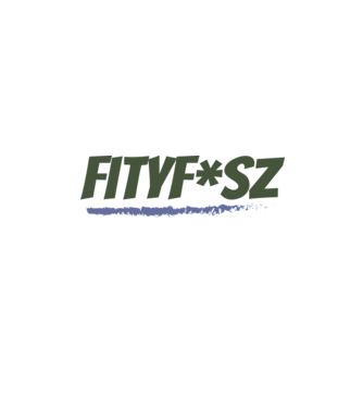 Fityfasz  minta almazöld pólón