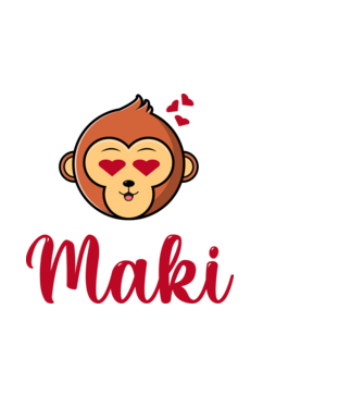 Makikám  minta fekete pólón