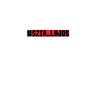Szia Lajos! minta fekete pólón