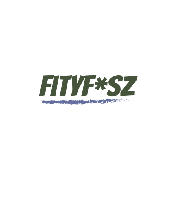 Fityfasz minta almazöld pólón