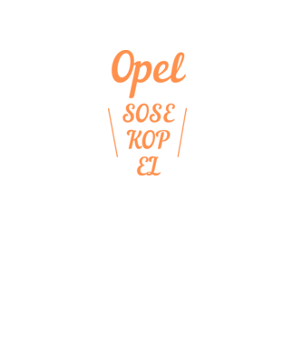 Opel sose kop el... minta fekete pólón
