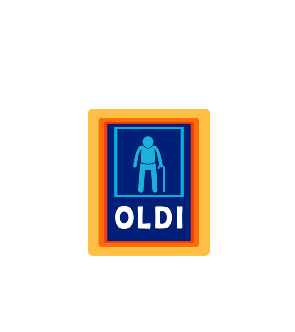 Oldi öregeknek minta fekete pólón
