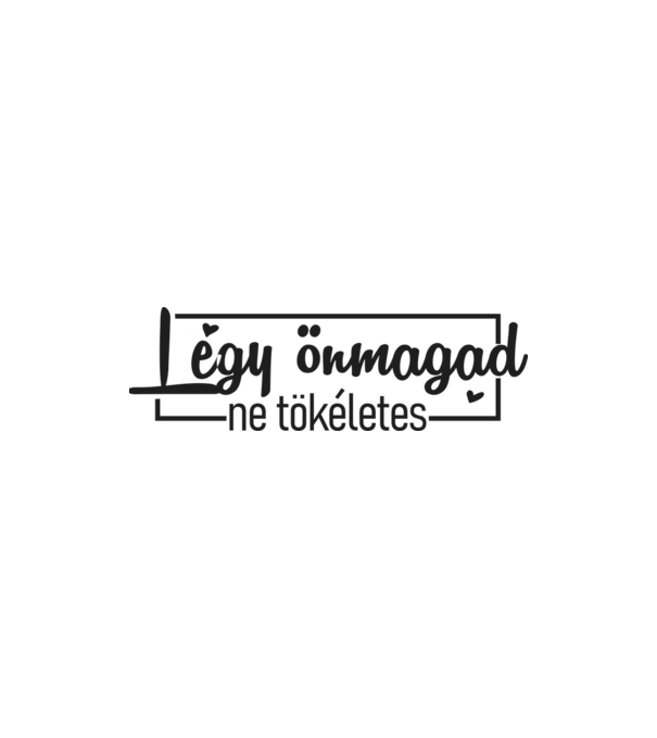 Légy önmagad minta homokszín pólón