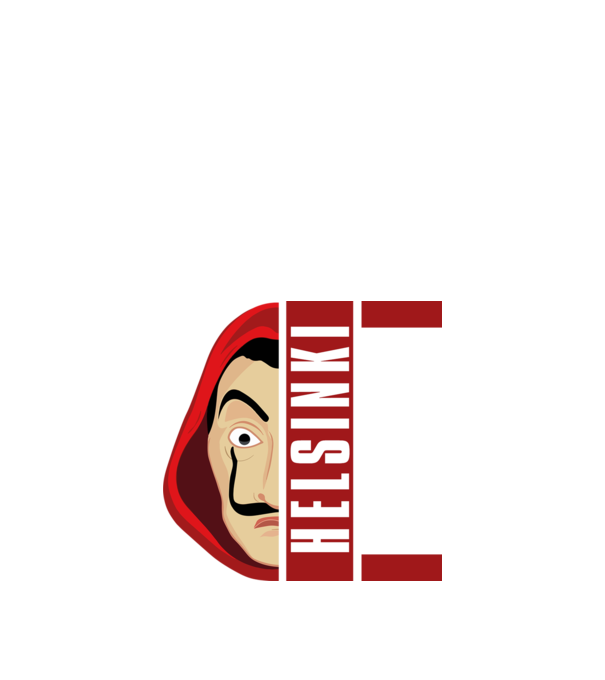 helsinki minta fekete pólón