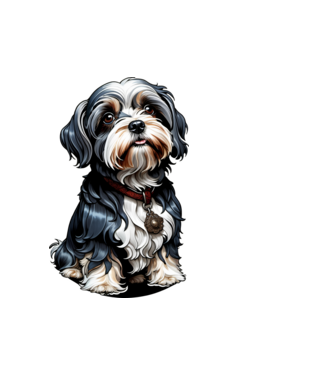 Bishon havanese 01 minta fehér pólón
