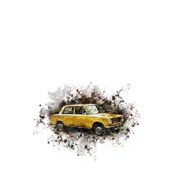 Lada Riva 1981 minta fehér pólón