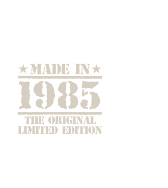 Made in 1985 minta fehér pólón