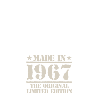 Made in 1967 minta fekete pólón