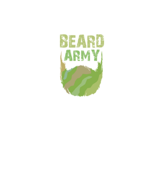 Beard Army minta szürke/fekete pólón