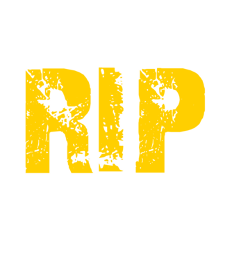RIP  minta fehér pólón