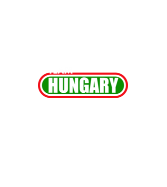 Team Hungary minta fehér pólón