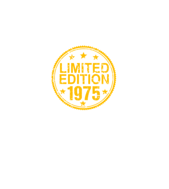 Limited Edition 1975 minta fekete pólón